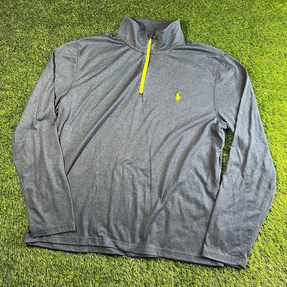 Polo Ralph Lauren Other - Polo Ralph Lauren Performance 1/4 Zip Pullover Large Navy Blue Active Shirt